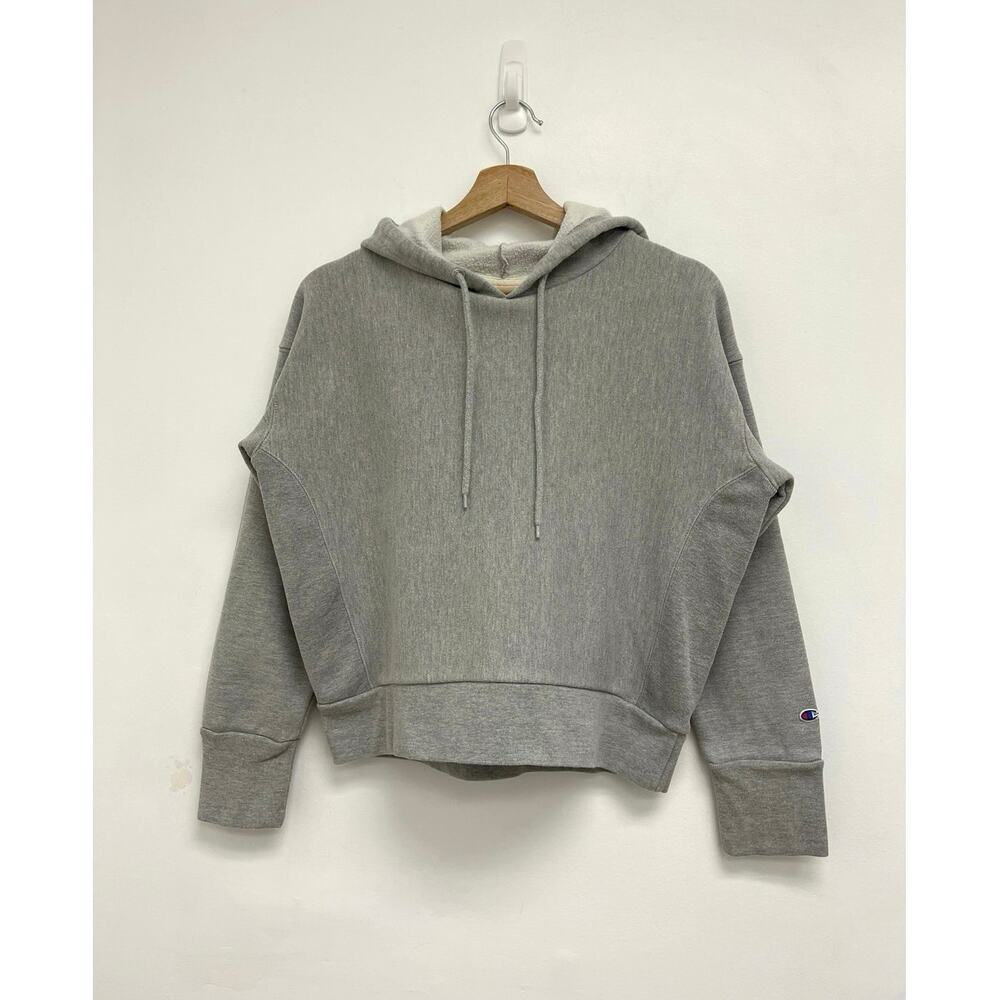 Champion Reverse Weave Lounge Athleisure Classic Logo Hoodie Sweatshirt - Medium